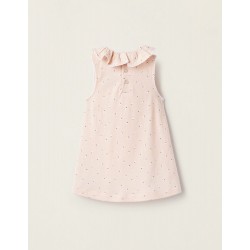 FLORAL DRESS FOR NEWBORN, CORAL