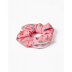 ELASTIC SCRUNCHIE WITH ZIPPER FOR GIRLS, MULTICOLOR