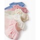 PACK OF 5 PAIRS OF SOCKS WITH ENGLISH EMBROIDERY FOR GIRLS, MULTICOLOR