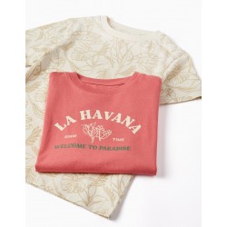 2 T-SHIRTS + SHORTS FOR BOYS 'LA HAVANA', MULTICOLOUR
