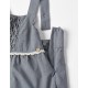 COTTON JUMPSUIT WITH LACE FOR GIRL 'B&S', BLUE