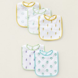 5 ZY BABY COLORFUL BIBS