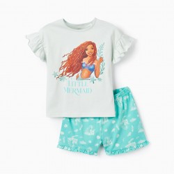 COTTON PAJAMAS FOR GIRLS 'THE LITTLE MERMAID - ARIEL', BLUE
