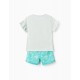 COTTON PAJAMAS FOR GIRLS 'THE LITTLE MERMAID - ARIEL', BLUE