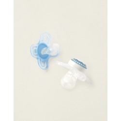 PACK 2 PERFECT START BLUE MAM 0-2M+ PACIFIERS