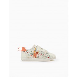 BABY GIRL'S SNEAKERS 'ZY 1996 - BAMBI', WHITE/PEACH