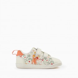 BABY GIRL'S SNEAKERS 'ZY 1996 - BAMBI', WHITE/PEACH