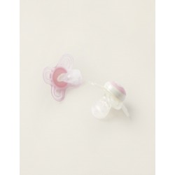 PACK 2 PERFECT START PINK MAM PACIFIERS 0-2M+