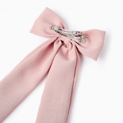 BABY & GIRL FABRIC BOW BOW DASH, PINK