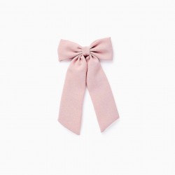 BABY & GIRL FABRIC BOW BOW DASH, PINK