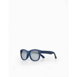 FLEXIBLE SUNGLASSES WITH UV PROTECTION FOR BOYS, DARK BLUE