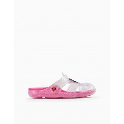 CLOGS SANDALS FOR GIRLS 'MINNIE - ZY DELICIOUS', TRANSPARENT/PINK