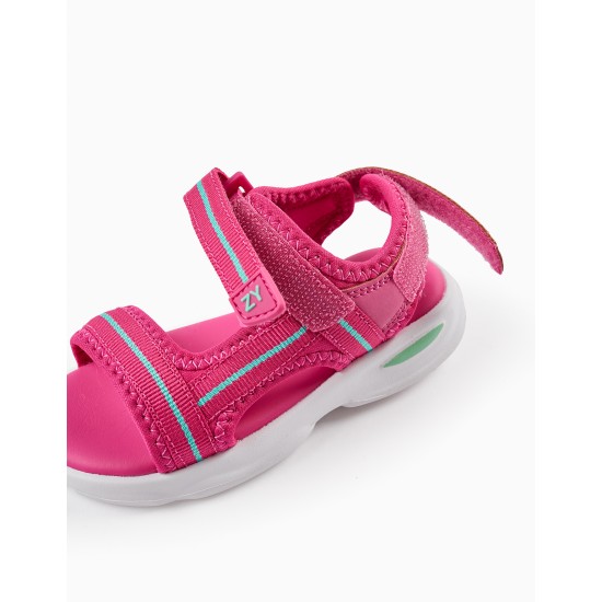 BABY GIRL'S STRAPPY SANDALS 'SUPERLIGHT', PINK