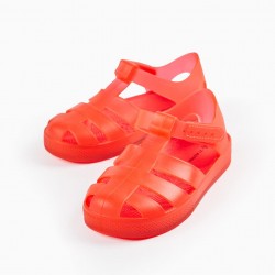 BABY RUBBER SANDALS 'ZY JELLYFISH', RED