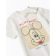 COTTON T-SHIRT FOR BABY BOYS 'MICKEY MOUSE', WHITE