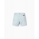 STRIPED CHINO SHORTS FOR BABY BOYS, WHITE/GREEN
