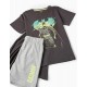 PAJAMAS WITH REMOVABLE CAPE FOR BOYS 'BATMAN', GRAY