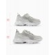 SNEAKERS WITH RHINESTONES FOR GIRLS 'SUPERLIGHT', GRAY