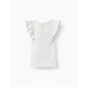 COTTON T-SHIRT FOR GIRLS 'MINNIE MOUSE', WHITE