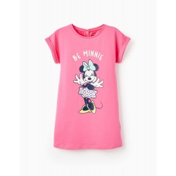 COTTON DRESS FOR GIRLS 'BE MINNIE', PINK