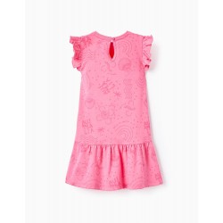 PACK 2 COTTON DRESSES FOR BABY GIRL 'COINS FROM THE SEA', PINK