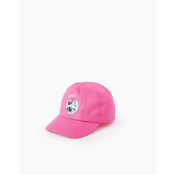 COTTON CAP FOR GIRLS 'MINNIE', PINK