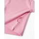 RIBBED T-SHIRT FOR GIRL, PINK
