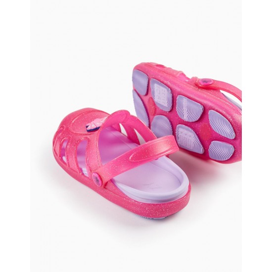 CLOGS SANDALS FOR GIRLS 'CONCHA - DELICIOUS', PINK/LILAC