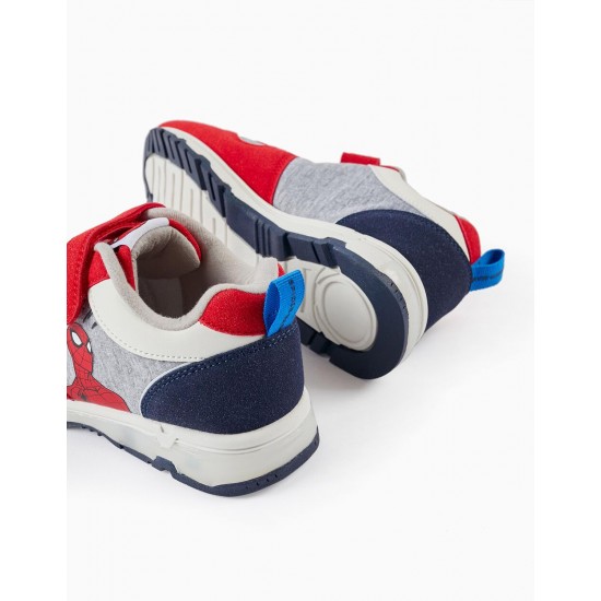 Sneakers With Lights For Boys 'Spider-Man', Multicolor
