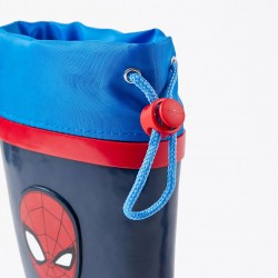 Rubber Wellies For Boys 'Spider-Man', Dark Blue 