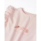 PEARL COTTON T-SHIRT FOR GIRLS 'CONCHAS', PINK