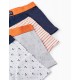 PACK OF 4 BOXERS FOR BOYS 'ANCHOR', MULTICOLOR
