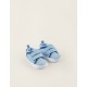 FABRIC SNEAKERS FOR NEWBORNS, BLUE