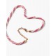 BEADED NECKLACE FOR BABY & GIRL, WHITE/BEIGE/PINK