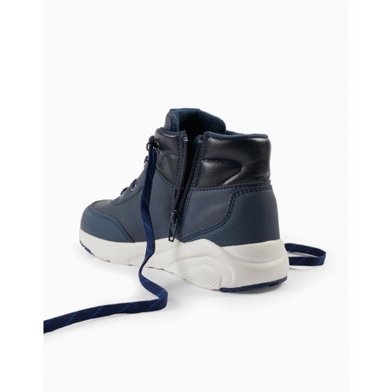 Perched Mountain Boots For Boys, Blue