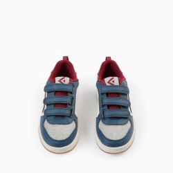 SHOES FOR BOYS 'ZY MOVE', DARK BLUE/BURGUNDY