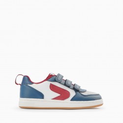 SHOES FOR BOYS 'ZY MOVE', DARK BLUE/BURGUNDY