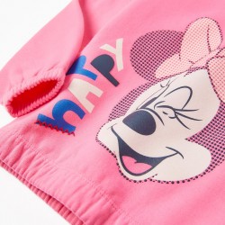 Cotton Tracksuit For Baby Girls 'Minnie', Pink/Dark Blue