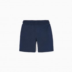 SPORTS SHORTS FOR BOYS 'SEARCHING FOR LIFE', DARK BLUE
