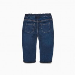 BABY BOY CARDED GANG PANTS, BLUE
