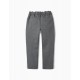 PLEATED PANTS FOR GIRLS, GRAY