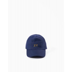 WOOL CAP FOR BOYS 'ZY', DARK BLUE