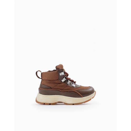 MOUNTAIN BOOTS FOR BABY BOYS, BROWN