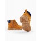 SUEDE BOOTS FOR BABY BOY, CAMEL
