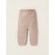 KNITTED PANTS FOR NEWBORN, LIGHT PINK