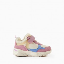 BABY GIRL'S SNEAKERS 'ZY SUPERLIGHT', LILAC/BLUE/WHITE