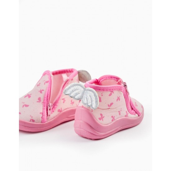 BABY GIRL'S SNEAKERS 'BUTTERFLY', PINK