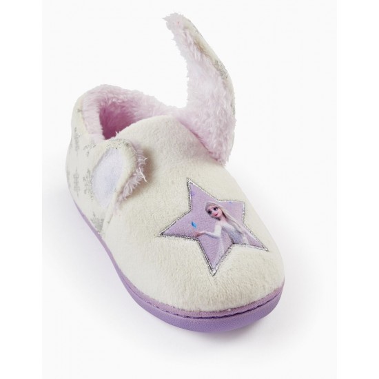 FURRY SNEAKERS FOR GIRLS 'FROZEN II', WHITE/LILAC