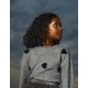 CHUNKY KNIT SWEATER WITH SEQUINS FOR GIRLS, GRAY