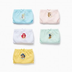 PACK OF 5 COTTON PANTIES FOR GIRLS 'DISNEY PRINCESSES', MULTICOLOR